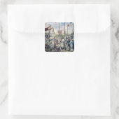 勉強'Le 14 Juillet 1880', 1880-84 スクエアシール (バッグ)