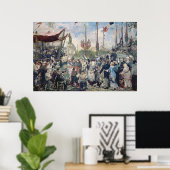 勉強'Le 14 Juillet 1880', 1880-84 ポスター (ホームオフィス)