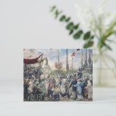 勉強'Le 14 Juillet 1880', 1880-84 ポストカード (スタンド正面)