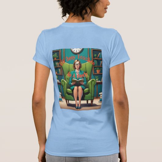 勉強Tシャツの非関税先生 Tシャツ (裏面)