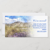 動いた！住所の変カスタム更 案内状 (正面)