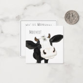 「動いた!」 住所パーソナライズされたカードの変更 ノートカード (正面/裏面インサイチュ)