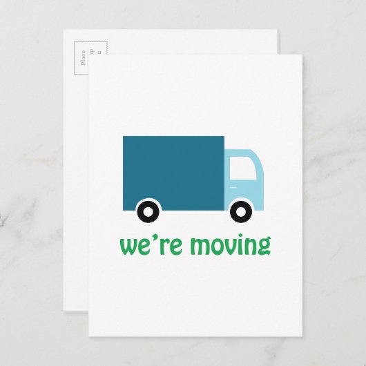 動いていた 案内ポストカード (正面/裏面)