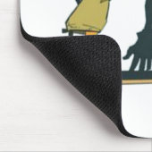 動いているスケーターの女の子 – mousepad マウスパッド (コーナー)