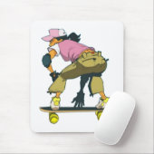 動いているスケーターの女の子 – mousepad マウスパッド (マウス)