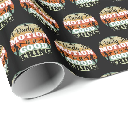 動いている体 – 女体操マインドセット ラッピングペーパー (ロールコーナー)