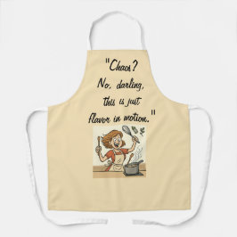 「動いている味」 エプロン