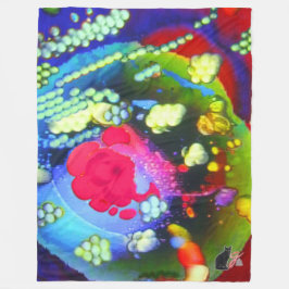 動いている概念 フリースブランケット