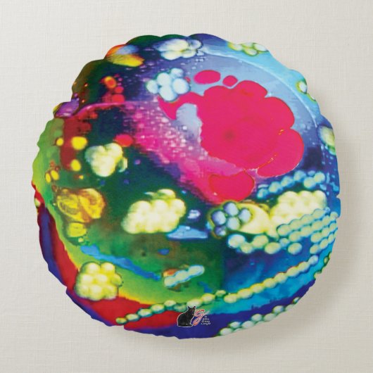 動いている概念 ラウンドクッション (正面)