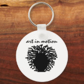 動いている芸術 キーホルダー (正面)