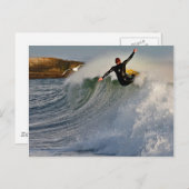 動いている2人 ポストカード (正面/裏面)