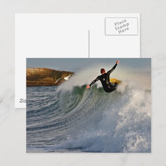 動いている2人 ポストカード (正面/裏面)