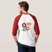 動いているSimmiFashionの生活 Tシャツ (裏面フル)