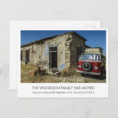 動おもしろい中の発表 ポストカード (正面/裏面)