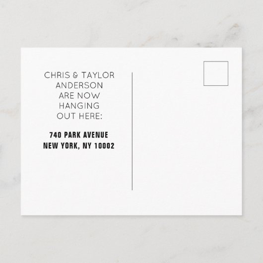 動おもしろい中の発表 案内ポストカード (裏面)