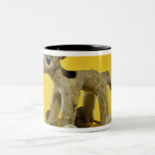 動かされた動物のおもちゃ、ヴィエラCruz、メキシコ ツートーンマグカップ (中央)