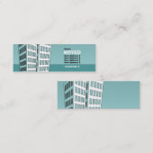 動かされた03 スキニー名刺 (正面/裏面)