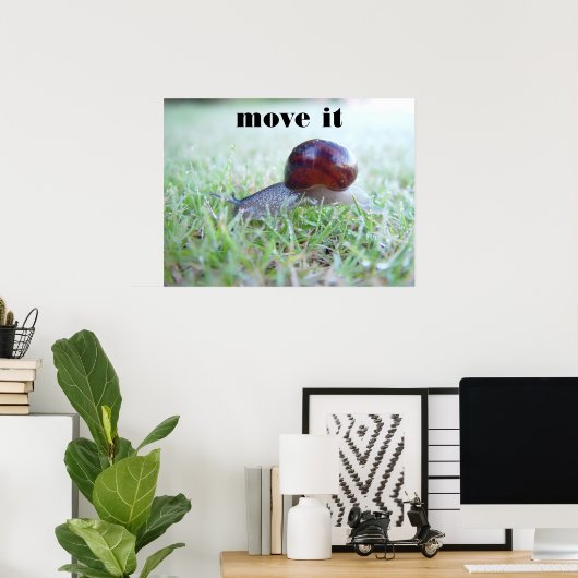 動かす ポスター (ホームオフィス)