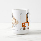 動かないよ | 愛猫家ママは今すぐコーヒーがいる! コーヒーマグカップ (中央)