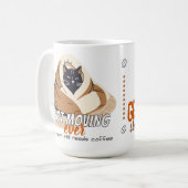 動かないよ | 愛猫家ママは今すぐコーヒーがいる! コーヒーマグカップ (正面左)
