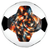動きと心の抽象的なビジョン サッカーボール (回転)