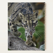 『動きに白いヒョウ』 プランナー手帳 (裏面)