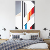 動きのある形状 キャンバスプリント (インサイチュ (寝室))