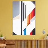 動きのある形状 キャンバスプリント (インサイチュ (リビング))