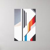 動きのある形状 キャンバスプリント (正面)