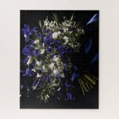 動きのある花開き ジグソーパズル (縦)