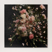 動きのある花開き ジグソーパズル (横)
