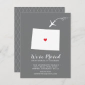 動きのお知らせ |コロラド州 案内状 (正面/裏面)