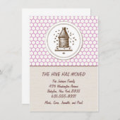 動きのお知らせ | ハイブ | パープル 案内状 (正面/裏面)