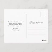 動きのお知らせ | プロフェッショナル白黒 ポストカード (裏面)