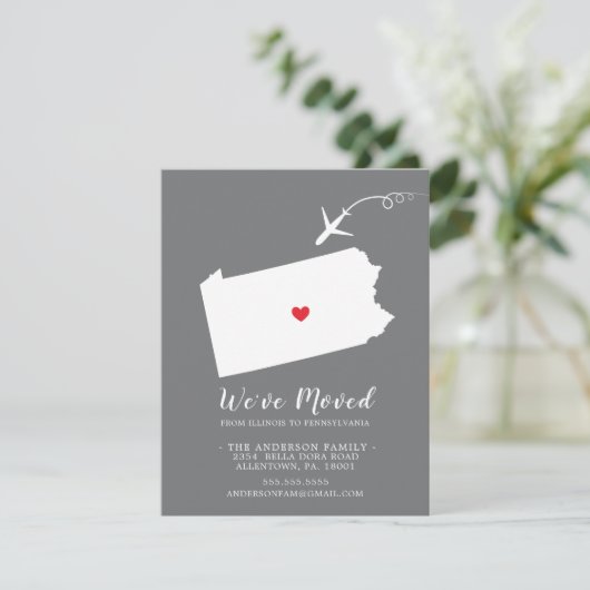 動きのお知らせ |ペンシルバニア州 案内状 (スタンド正面)