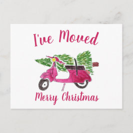 動きのお知らせ |休日の新しいホーム ポストカード