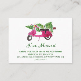 動きのお知らせ |休日の新しいホーム 名刺