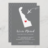 動きのお知らせ | 州デラウェア 招待状 (正面/裏面)