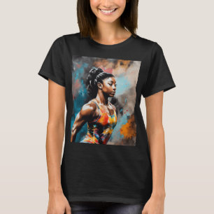 動きのエレガンス:シモーネビリーズ Tシャツ