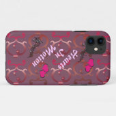 "動きのハート"の電話箱 Case-Mate iPhoneケース (裏面(横))