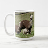 動きのマグのアルパカ コーヒーマグカップ (左)