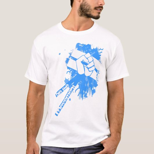動きのユニセックスなTシャツがあって下さい Tシャツ (正面)