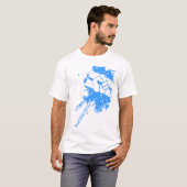 動きのユニセックスなTシャツがあって下さい Tシャツ (正面フル)