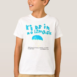 動きのワイシャツのワタリガラスの子供 Tシャツ