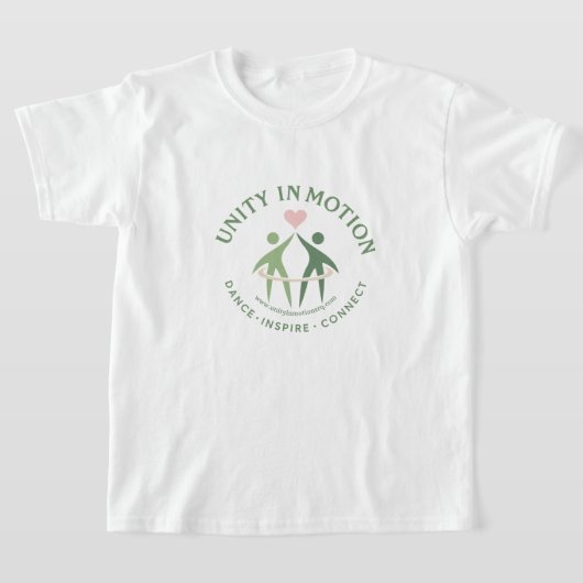 動きの中の団結 キッズ Tシャツ (レイダウン)