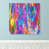 動きの中の色彩 キャンバスプリント (インサイチュ (ウッドフロア))