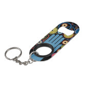 動きの概念 キーホルダー栓抜き (正面アングル)