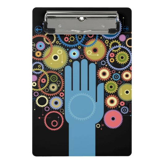 動きの概念 ミニクリップボード (正面)