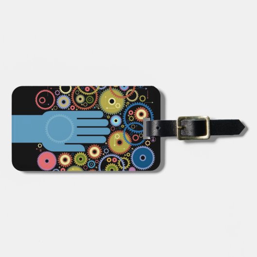 動きの概念 ラゲッジタグ (正面横)