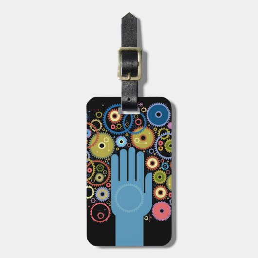 動きの概念 ラゲッジタグ (正面縦)